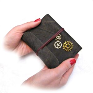 REAL LEATHER COVER NOTEPAD